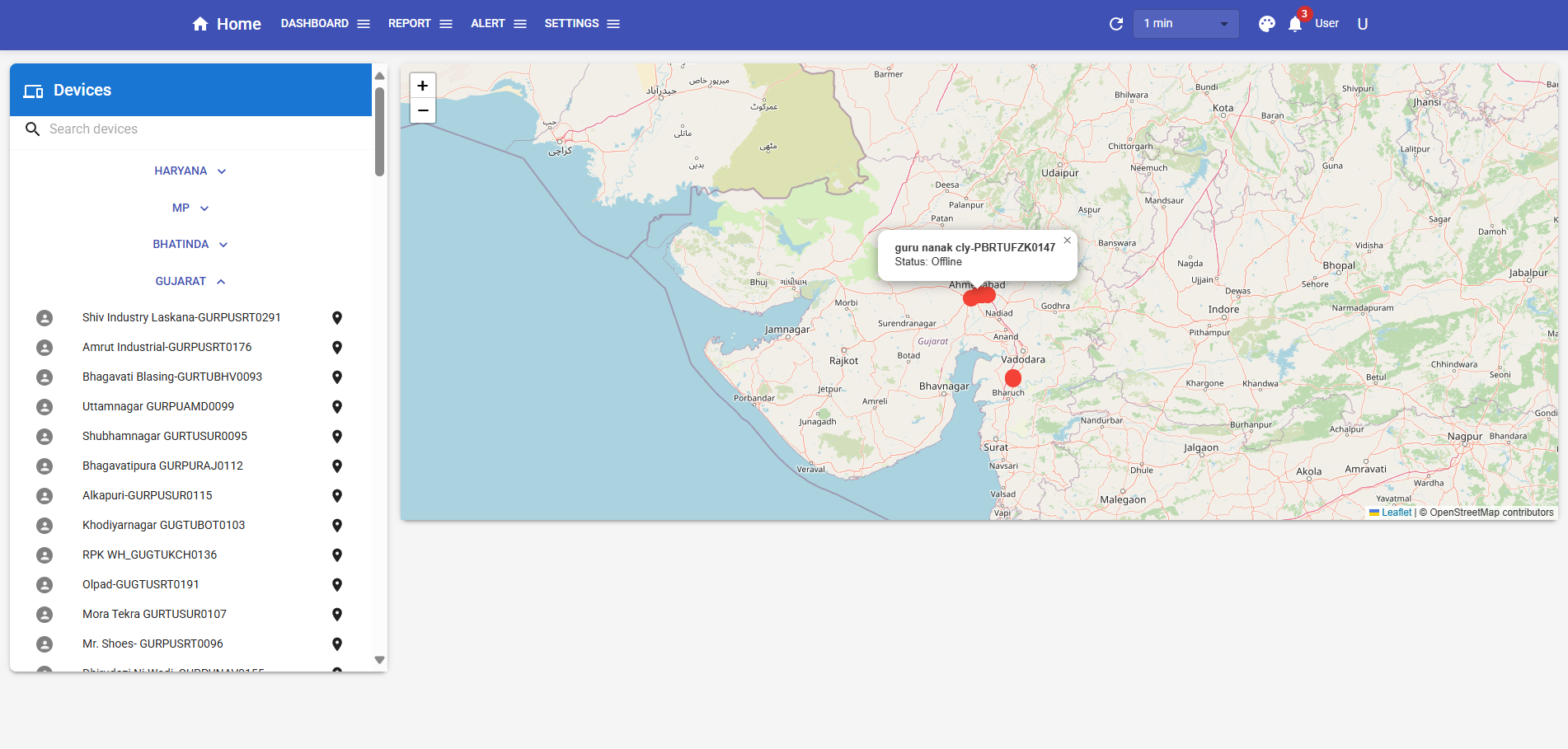 user side home page